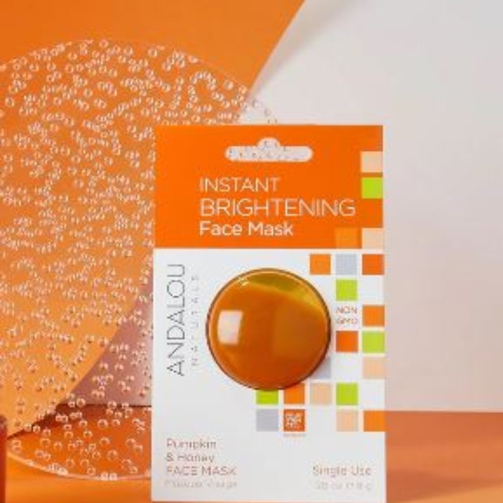 ANDALOU Instant Brightening Organic Pumpkin & Manuka Honey Glycolic Face Pod